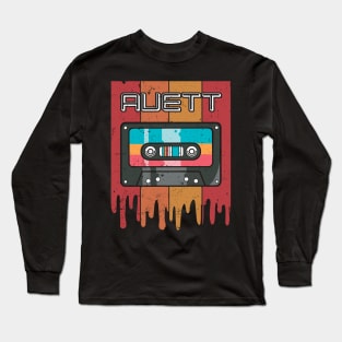 Classic Personalized Avett Proud Name Cassette Long Sleeve T-Shirt